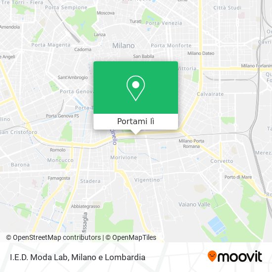 Mappa I.E.D. Moda Lab