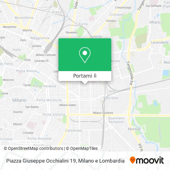 Mappa Piazza Giuseppe Occhialini 19