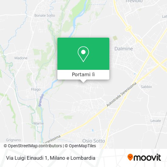 Mappa Via Luigi Einaudi 1