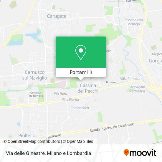 Mappa Via delle Ginestre