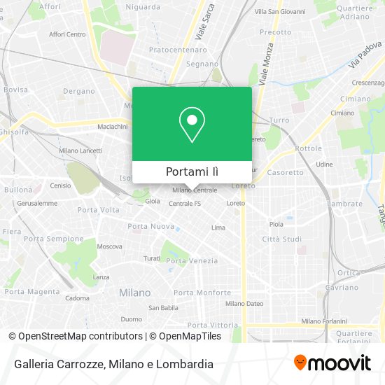 Mappa Galleria Carrozze