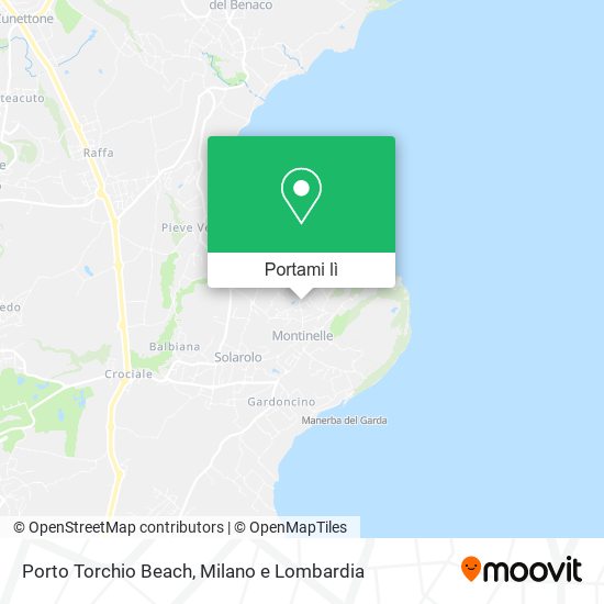 Mappa Porto Torchio Beach
