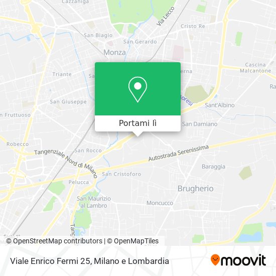 Mappa Viale Enrico Fermi 25