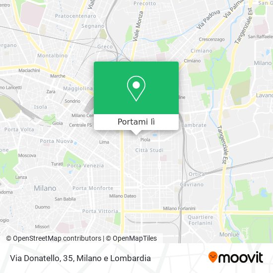 Mappa Via Donatello, 35