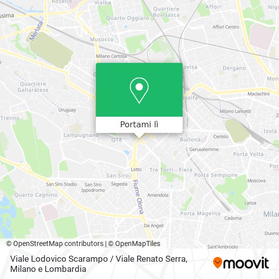 Mappa Viale Lodovico Scarampo / Viale Renato Serra