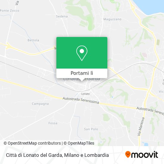 Mappa Città di Lonato del Garda