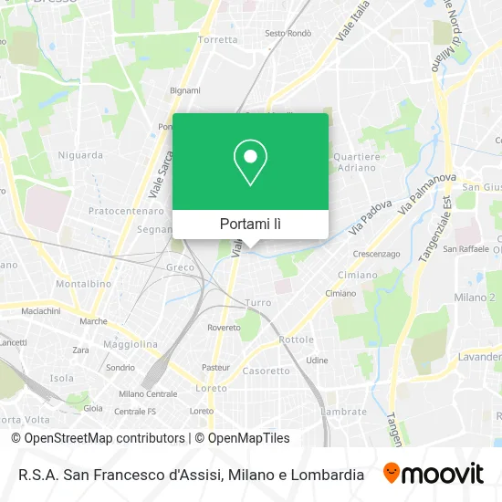 Mappa R.S.A. San Francesco d'Assisi