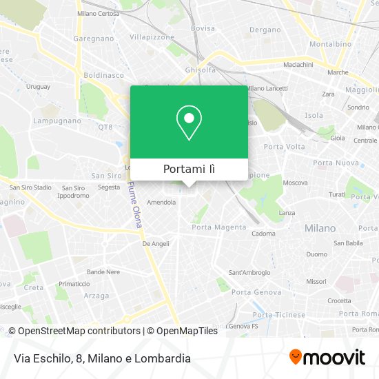 Mappa Via Eschilo, 8