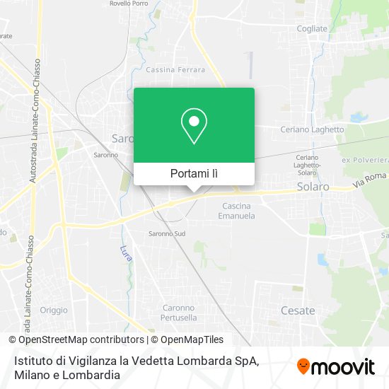 Mappa Istituto di Vigilanza la Vedetta Lombarda SpA