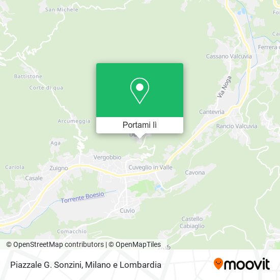 Mappa Piazzale G. Sonzini