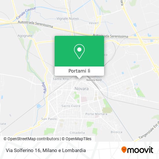 Mappa Via Solferino 16
