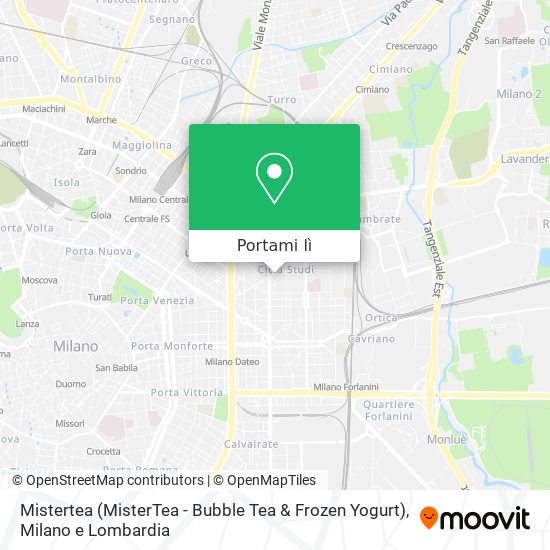 Mappa Mistertea (MisterTea - Bubble Tea & Frozen Yogurt)