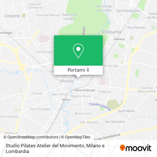 Mappa Studio Pilates Atelier del Movimento