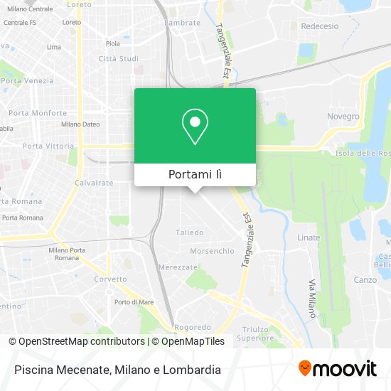 Mappa Piscina Mecenate