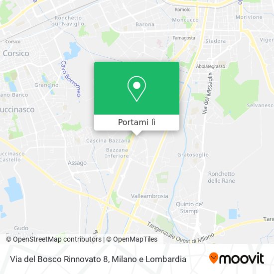 Mappa Via del Bosco Rinnovato 8
