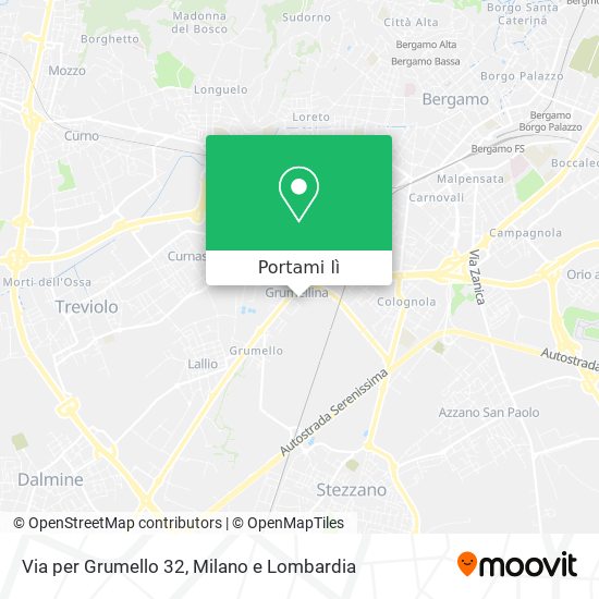 Mappa Via per Grumello 32
