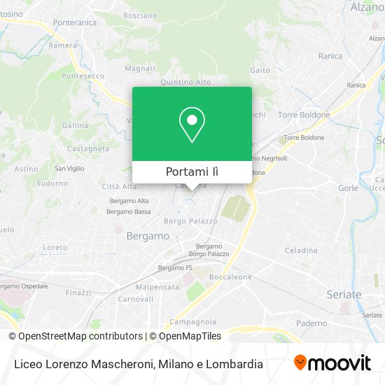 Mappa Liceo Lorenzo Mascheroni