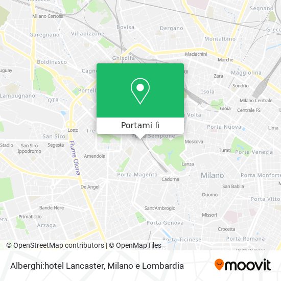 Mappa Alberghi:hotel Lancaster