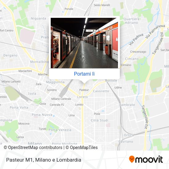 Come arrivare a Pasteur M1 a Milano con Metro, Bus, Tram o Treno?