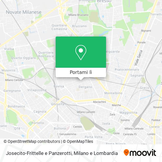 Mappa Josecito-Frittelle e Panzerotti