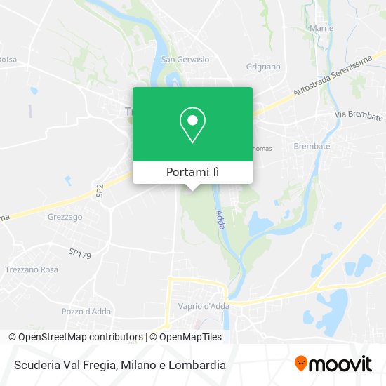 Mappa Scuderia Val Fregia