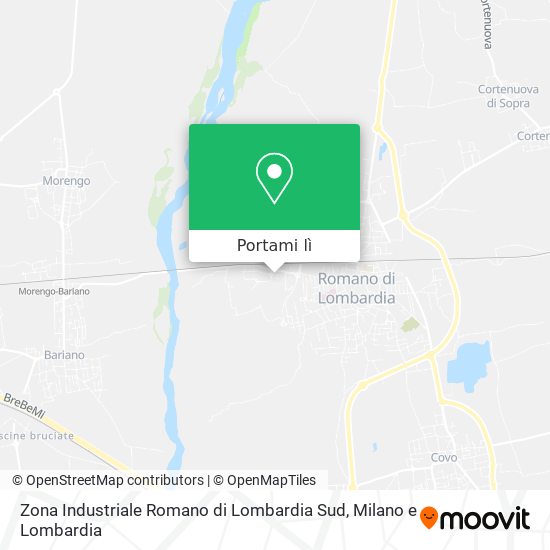 Mappa Zona Industriale Romano di Lombardia Sud