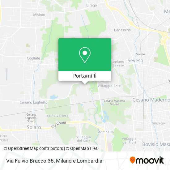 Mappa Via Fulvio Bracco 35