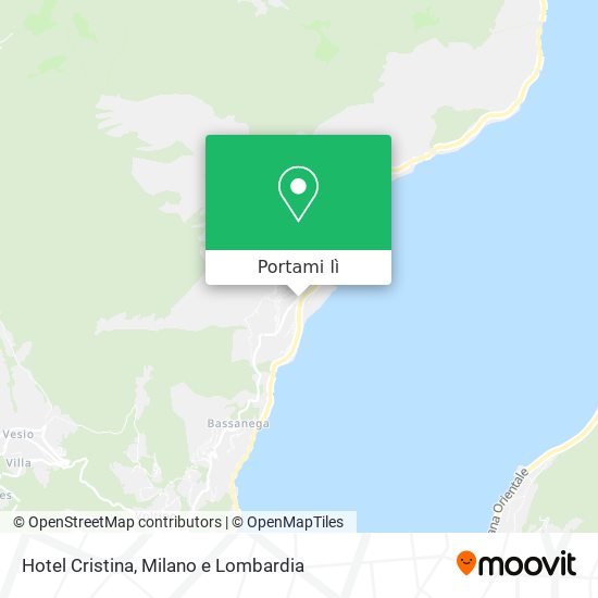 Mappa Hotel Cristina