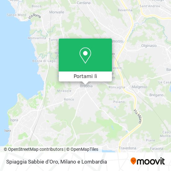 Mappa Spiaggia Sabbie d'Oro