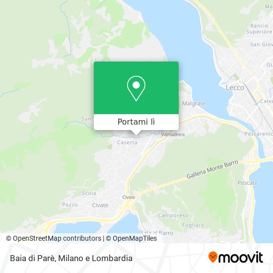 Mappa Baia di Parè