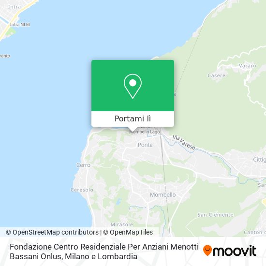 Mappa Fondazione Centro Residenziale Per Anziani Menotti Bassani Onlus