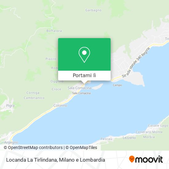 Mappa Locanda La Tirlindana