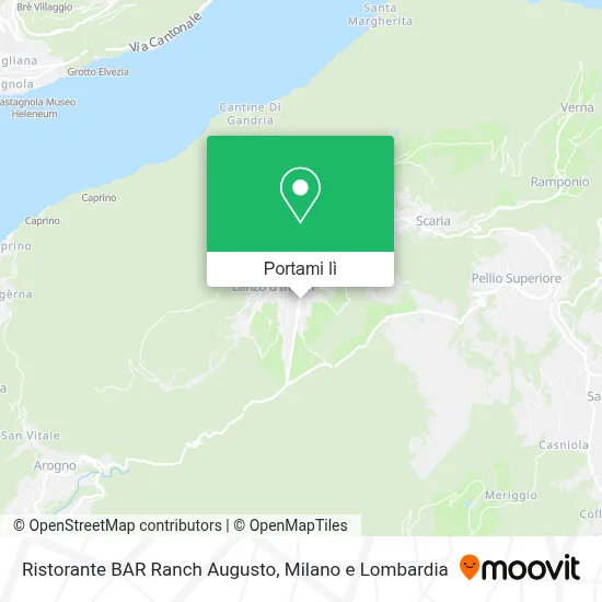 Mappa Ristorante BAR Ranch Augusto