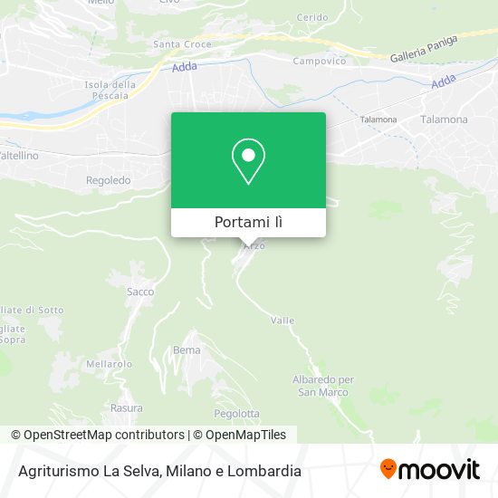 Mappa Agriturismo La Selva