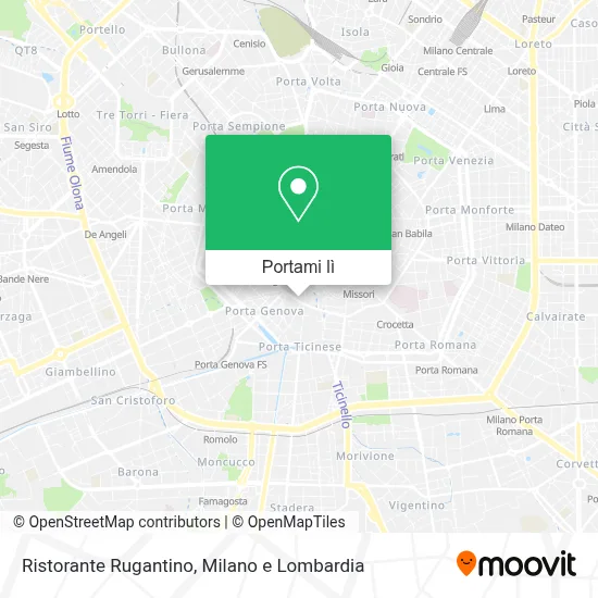 Mappa Ristorante Rugantino