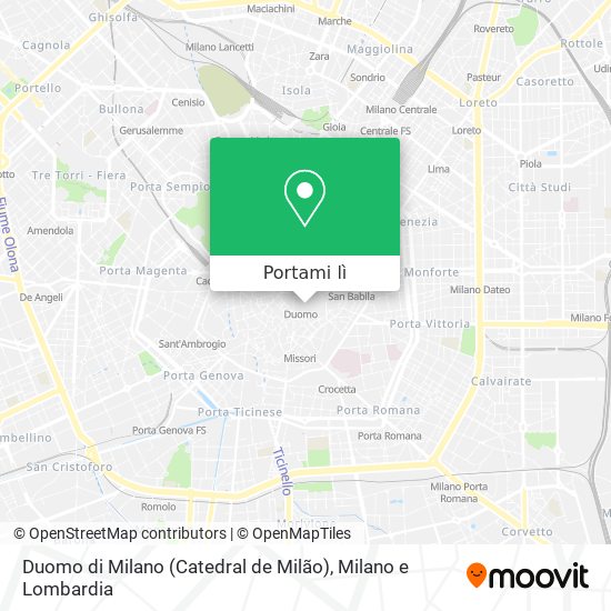 Mappa Duomo di Milano (Catedral de Milão)