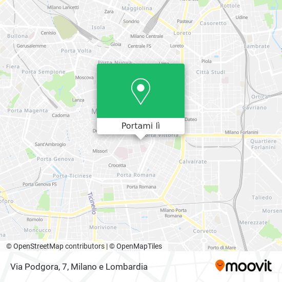 Mappa Via Podgora, 7