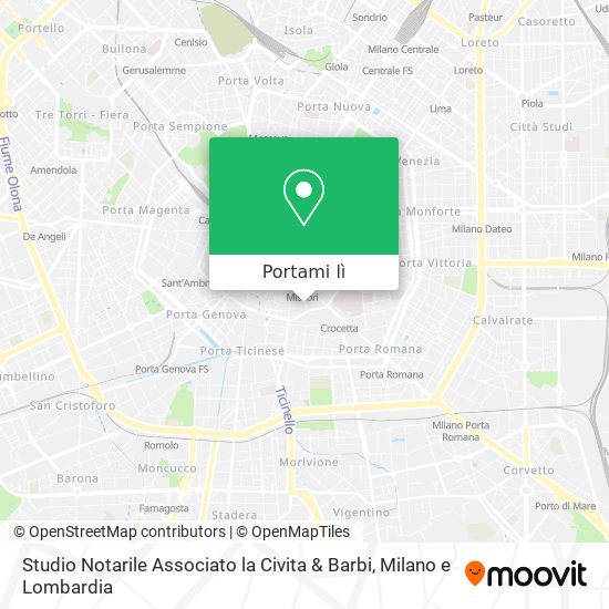 Mappa Studio Notarile Associato la Civita & Barbi