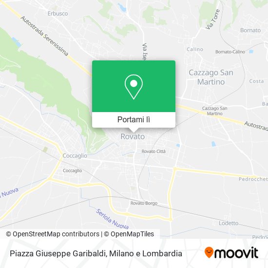 Mappa Piazza Giuseppe Garibaldi