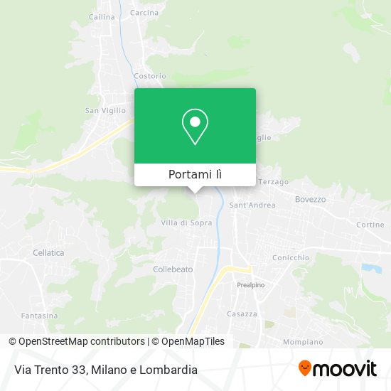 Mappa Via Trento 33