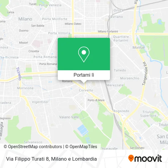 Mappa Via Filippo Turati 8