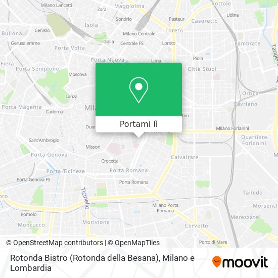 Mappa Rotonda Bistro (Rotonda della Besana)