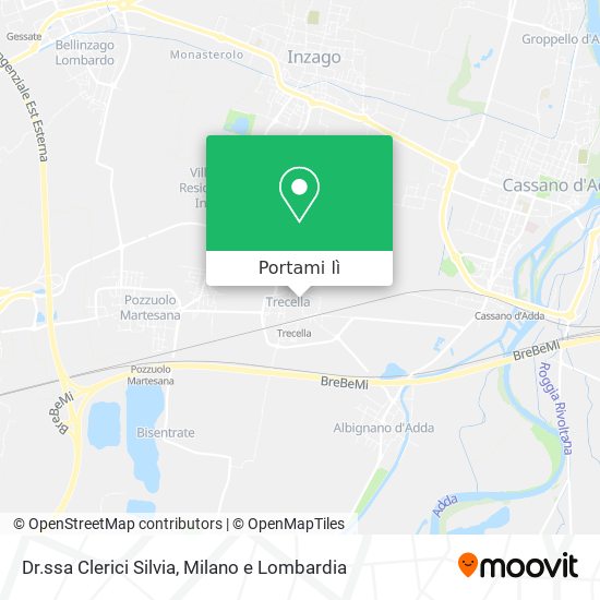 Mappa Dr.ssa Clerici Silvia
