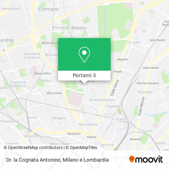 Mappa Dr. la Cognata Antonino