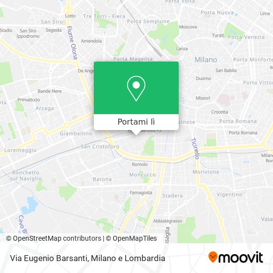 Mappa Via Eugenio Barsanti