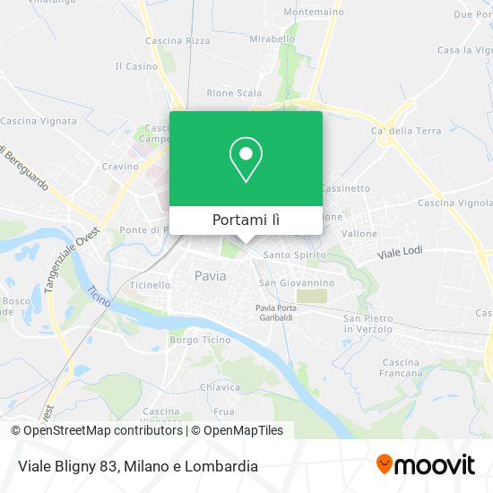 Mappa Viale Bligny 83