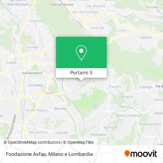 Mappa Fondazione Asfap
