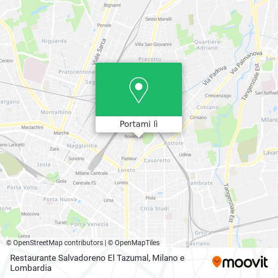 Mappa Restaurante Salvadoreno El Tazumal