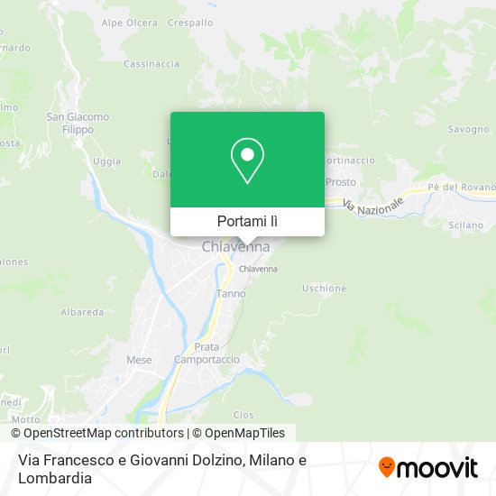 Mappa Via Francesco e Giovanni Dolzino