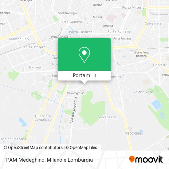 Mappa PAM Medeghino